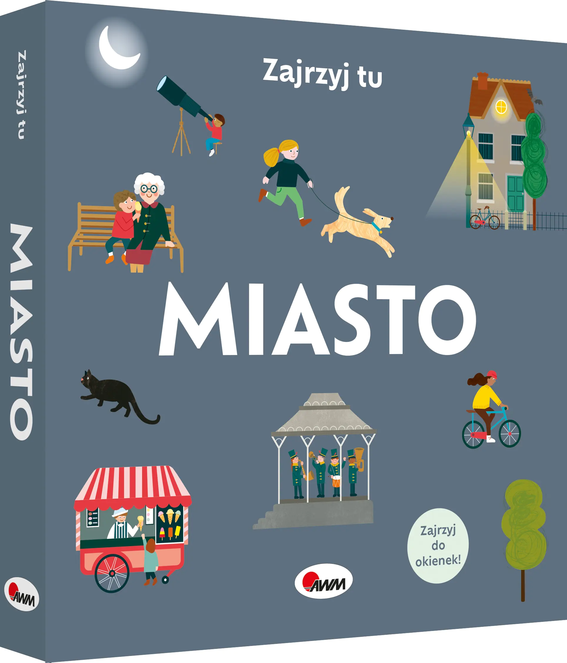 Książka - KSIAZECZKA EDUK 190X190 OPR TW MIASTO AWM