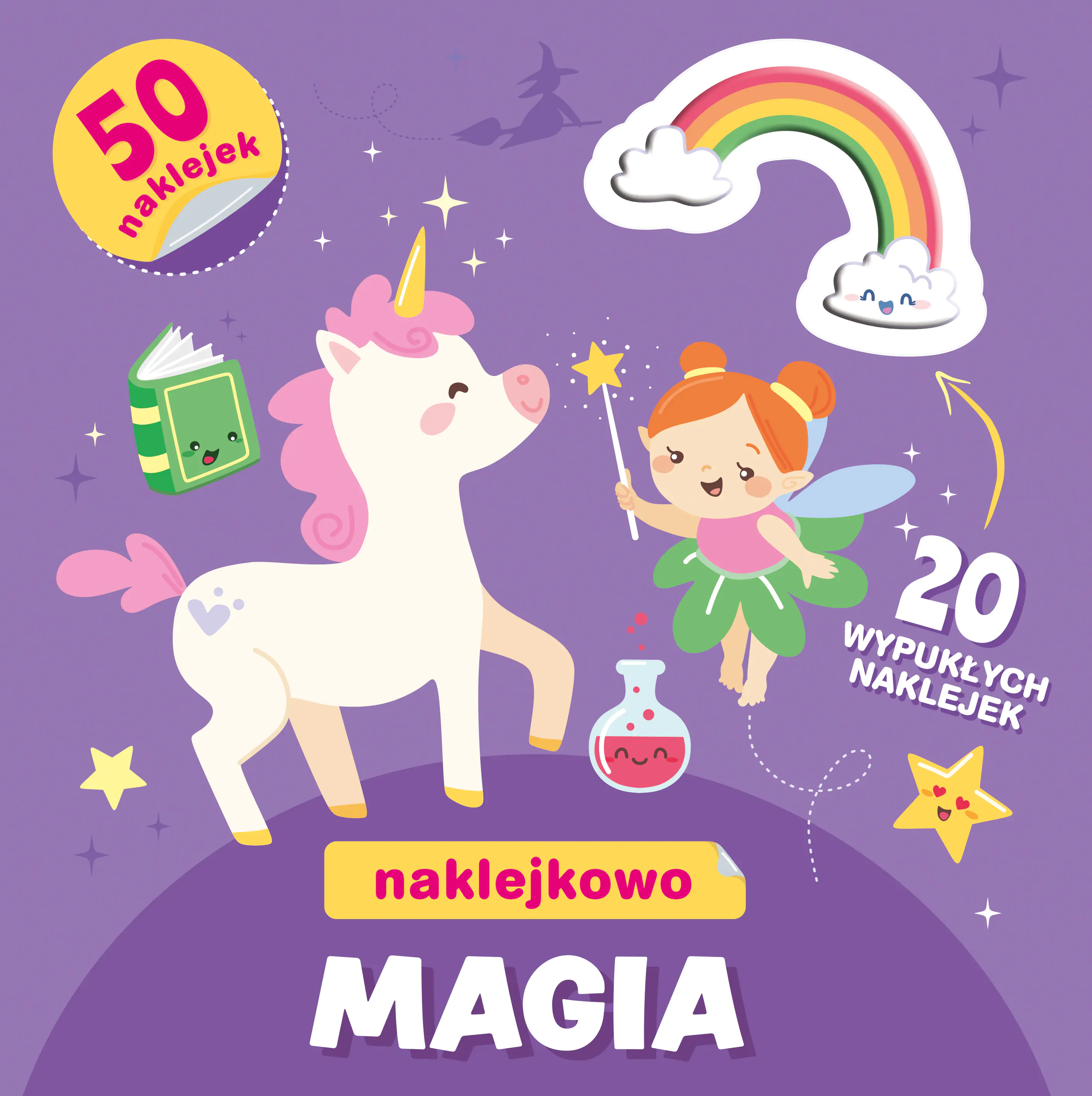 Książka - Magia. Naklejkowo