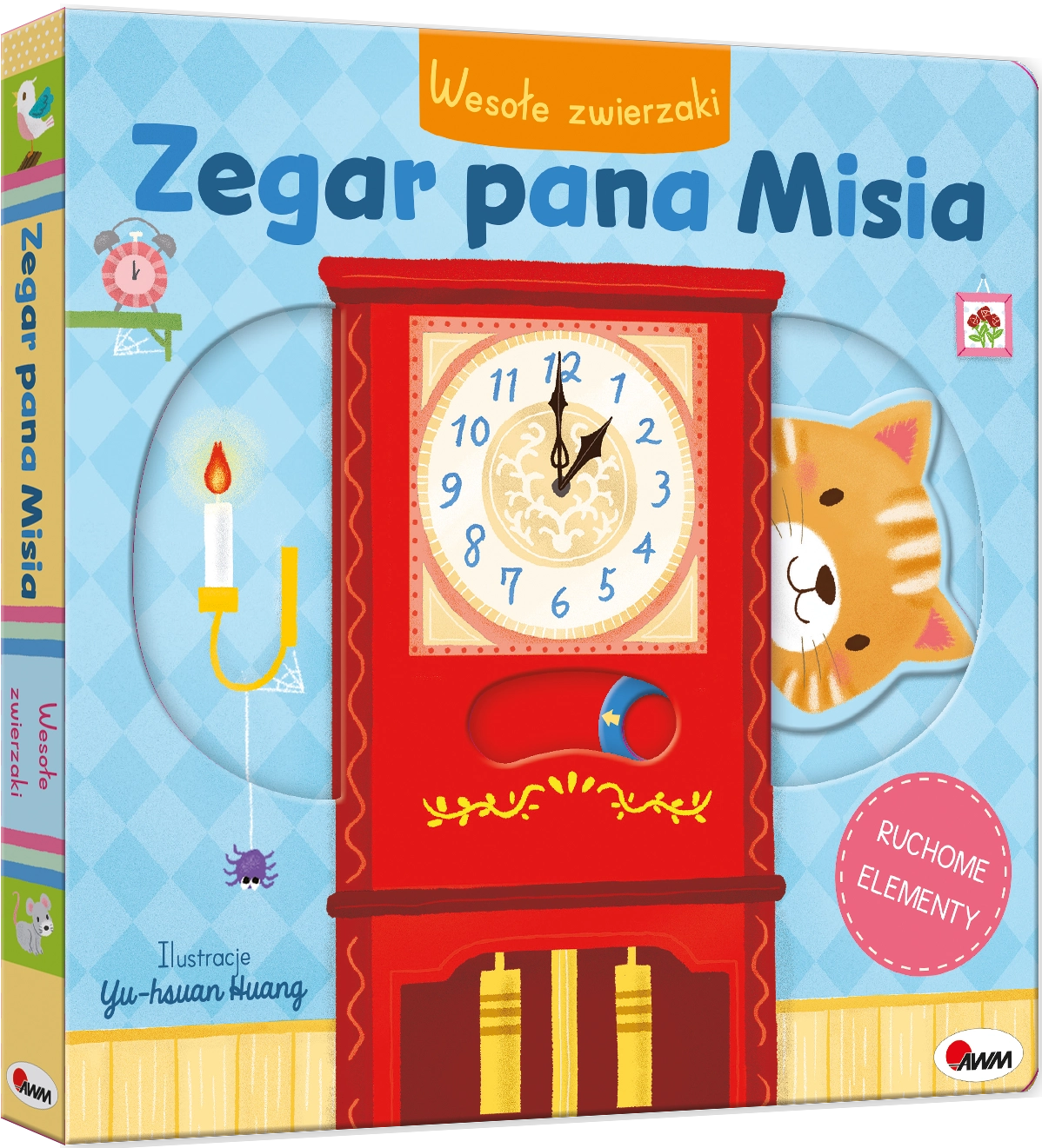 Książka - Zegar pana Misia. Wesołe zwierzaki
