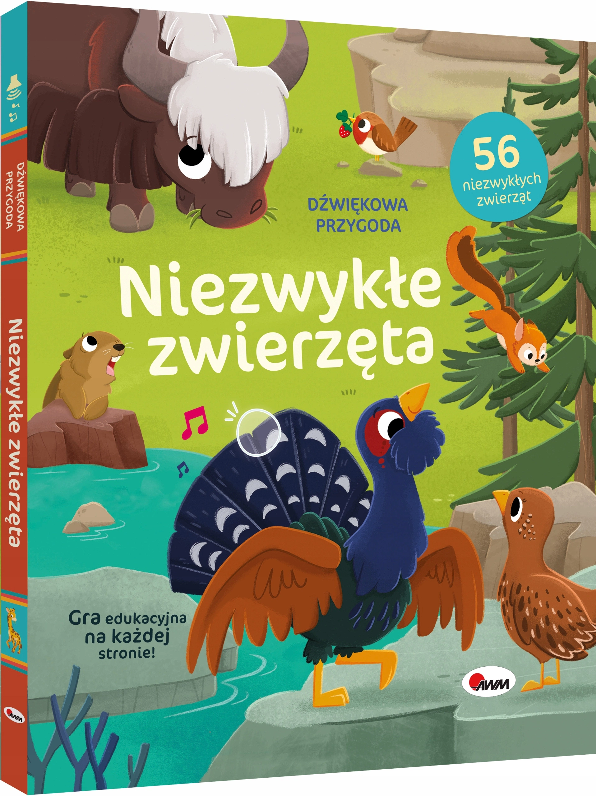 Książka - Dźwiękowa przygoda. Niezwykłe zwierzęta