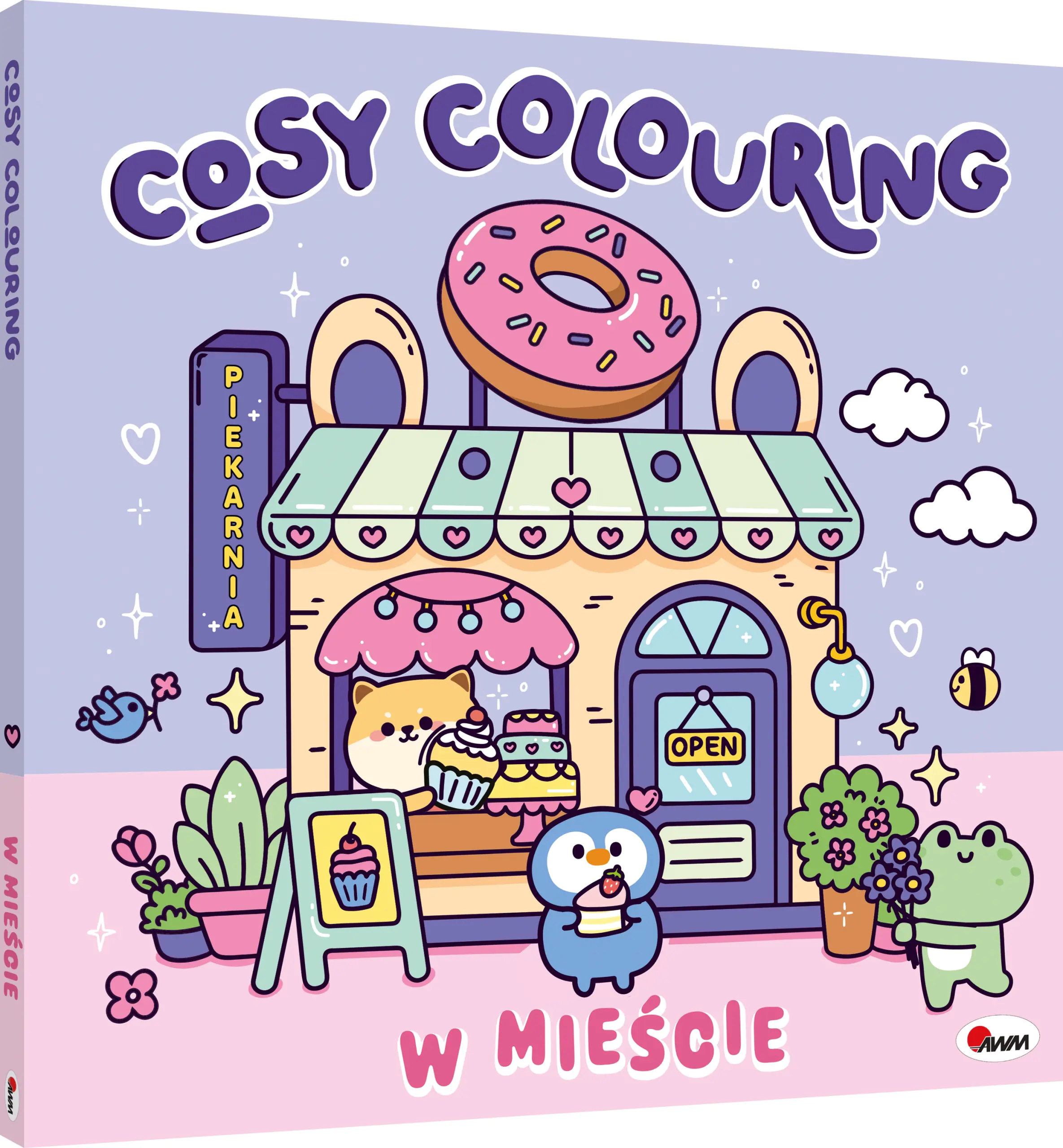 Książka - W mieście. Cosy colouring