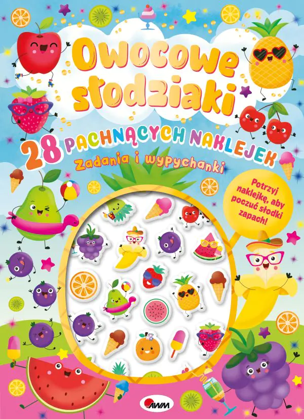 Książka - KSIAZECZKA EDUK 200X275 OWOC SLODZIA NAKL ZAPACH