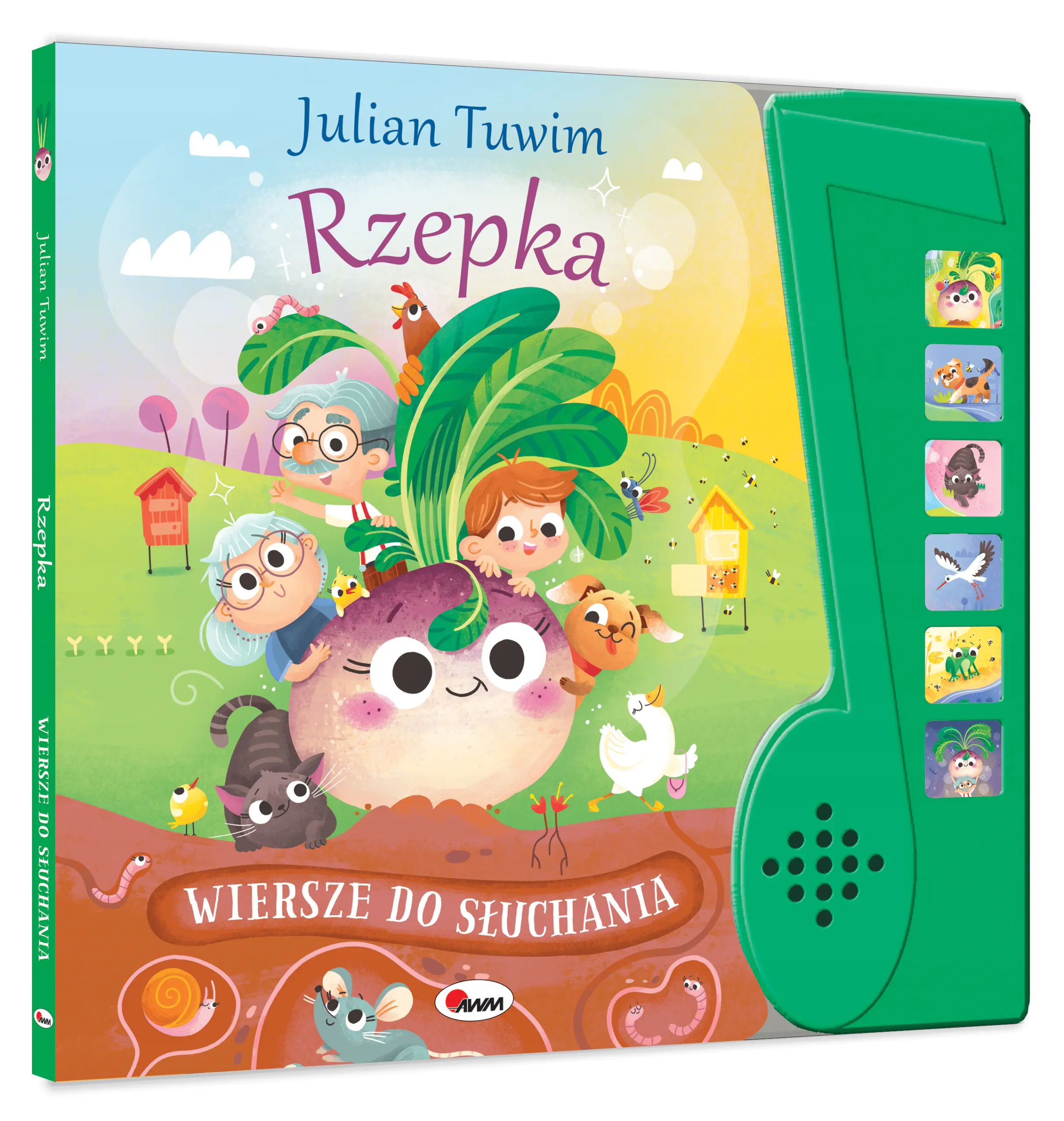 Książka - Rzepka. Wiersze do słuchania