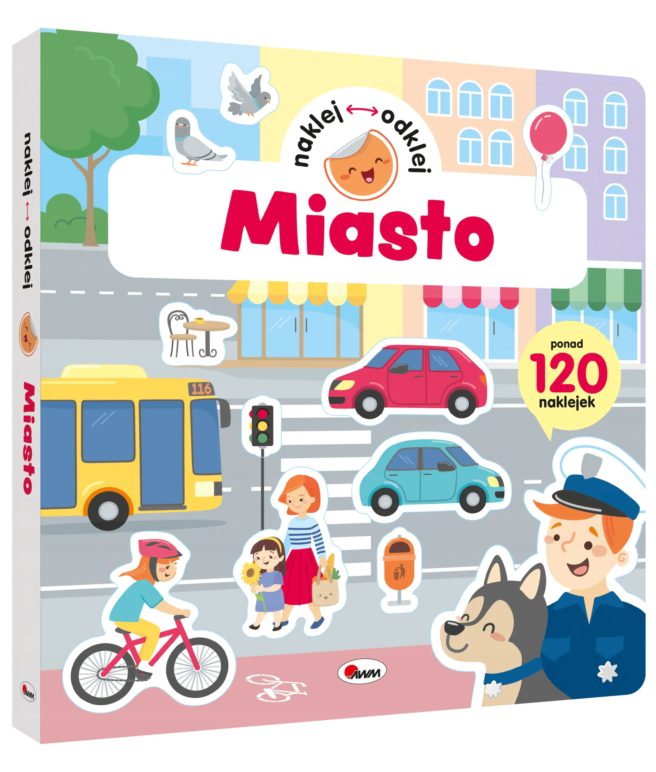 Książka - Naklej Odklej. Miasto