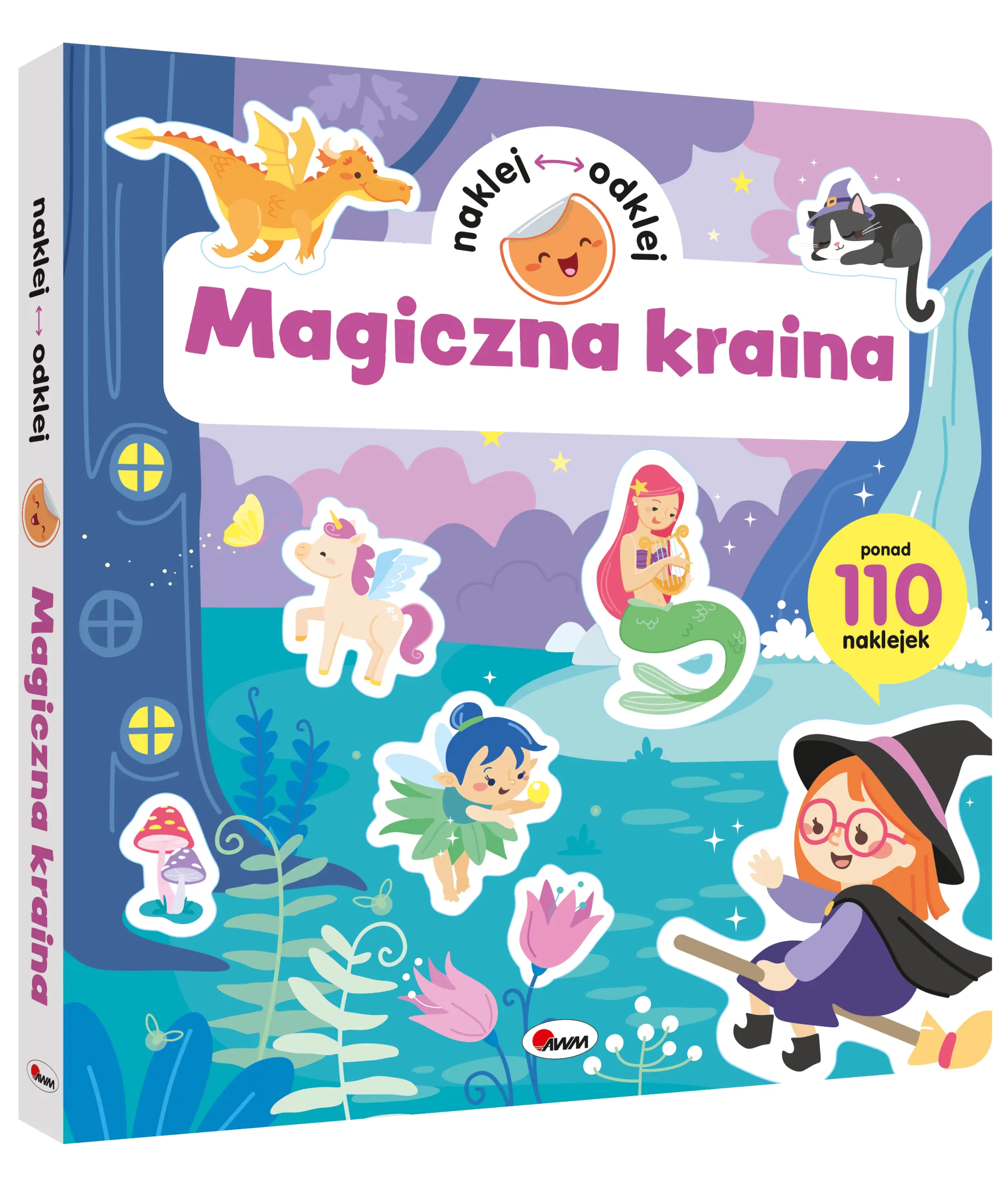 Książka - Naklej Odklej. Magiczna Kraina