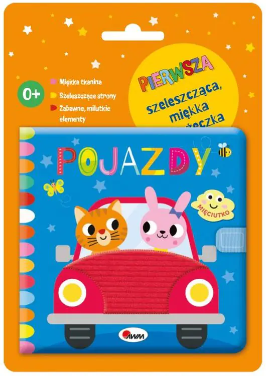 Książka - Pojazdy. Mięciutko (szeleszcząca okładka)