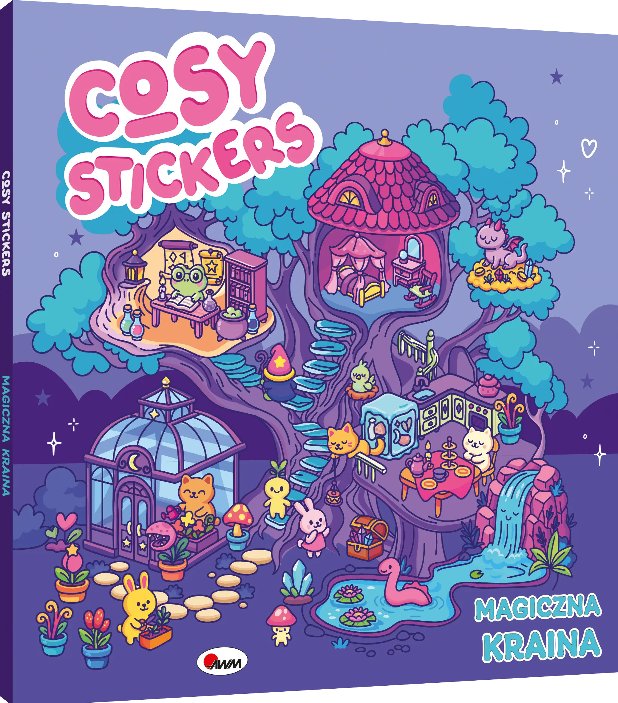 Książka - Cosy stickers. Magiczna kraina