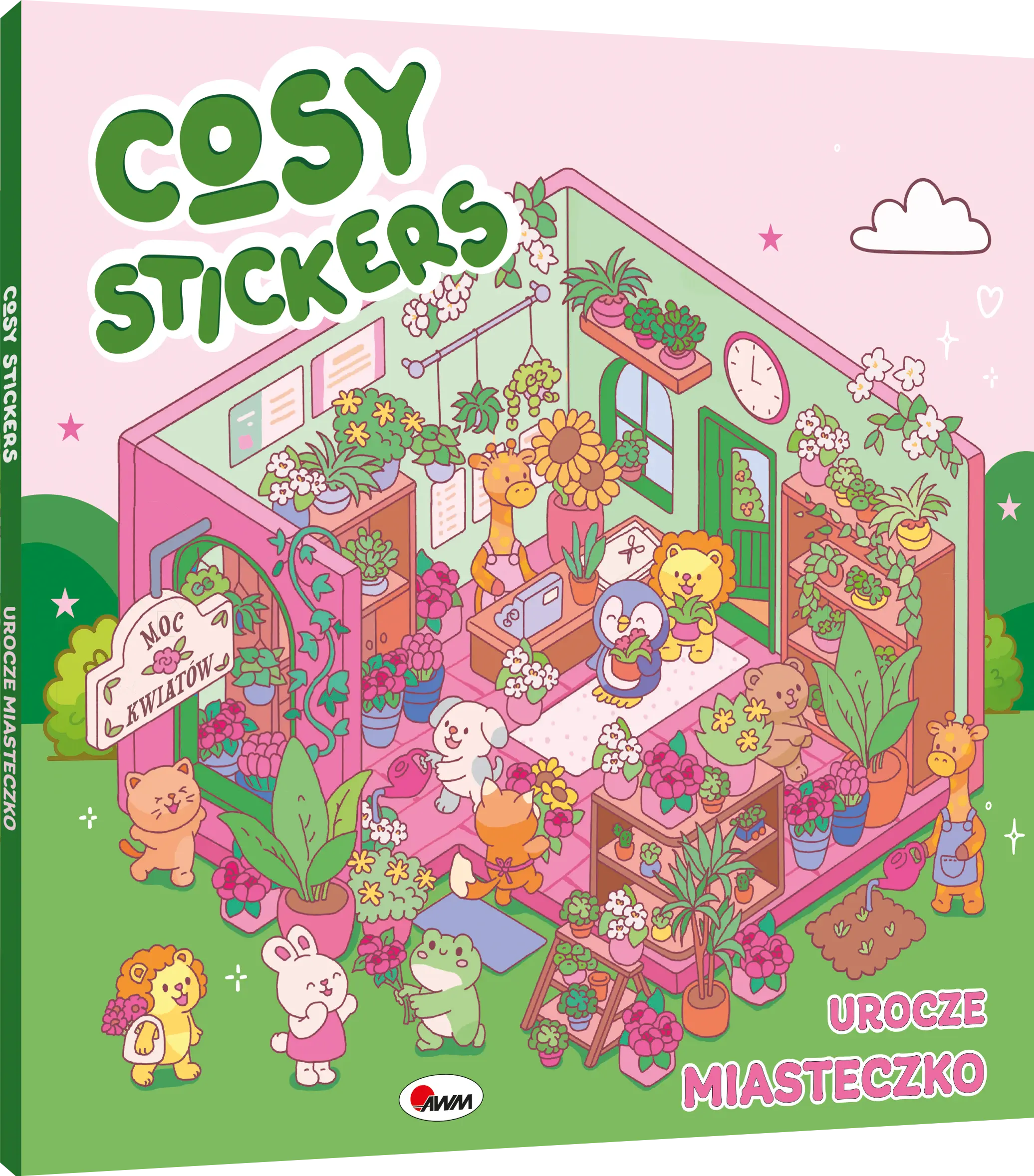 Książka - Cosy stickers. Urocze miasteczko