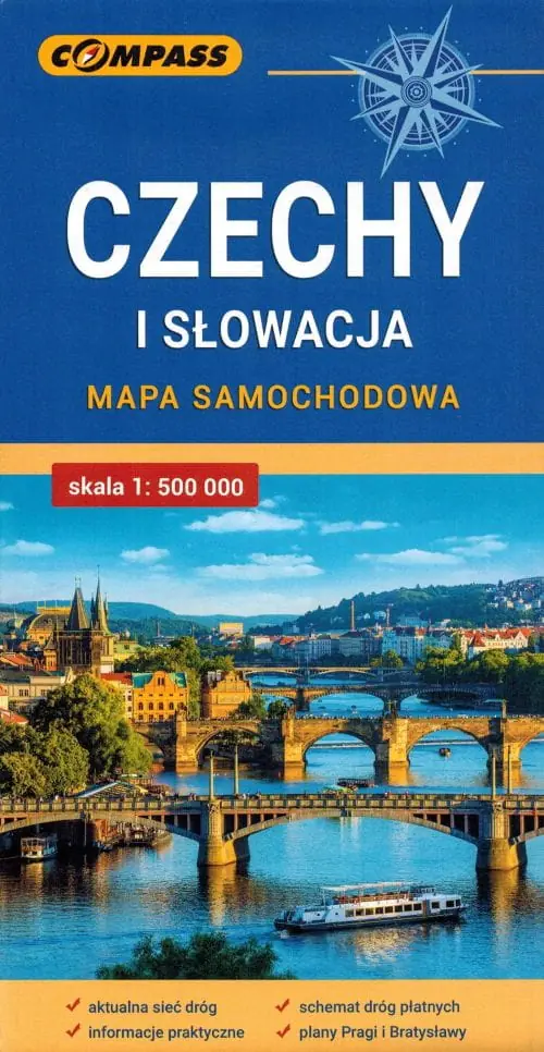 Książka - Mapa samochodowa Czechy i Słowacja 1:500 000
