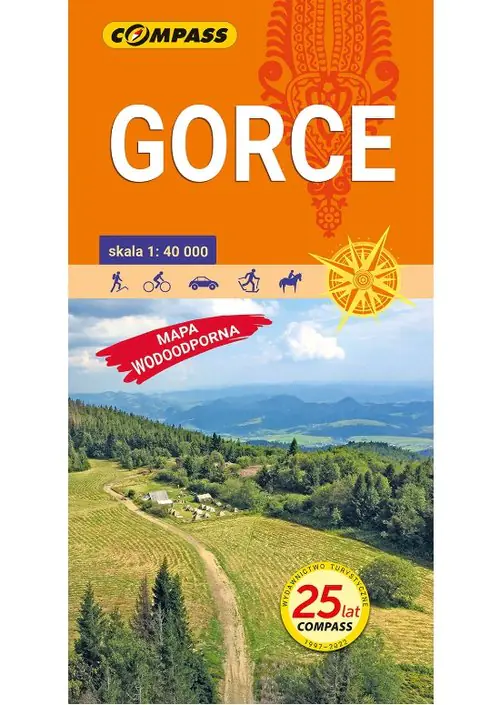 Książka - Mapa wodoodporna Gorce 1:40 000