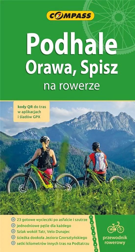 Książka - Przewodnik rowerowy - Podhale, Orawa, Spisz
