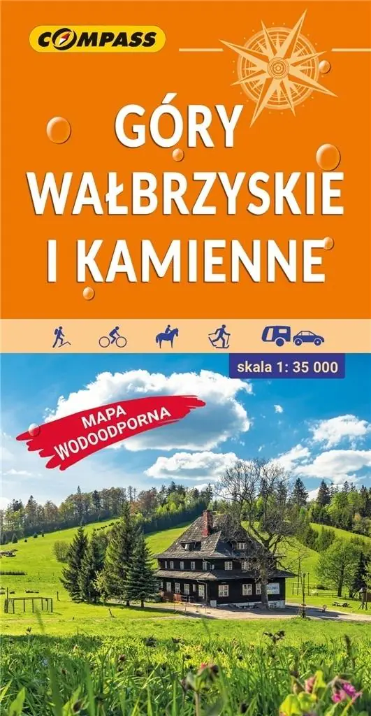 Książka - Mapa - Góry Wałbrzyskie i Kamienne 1:35 000