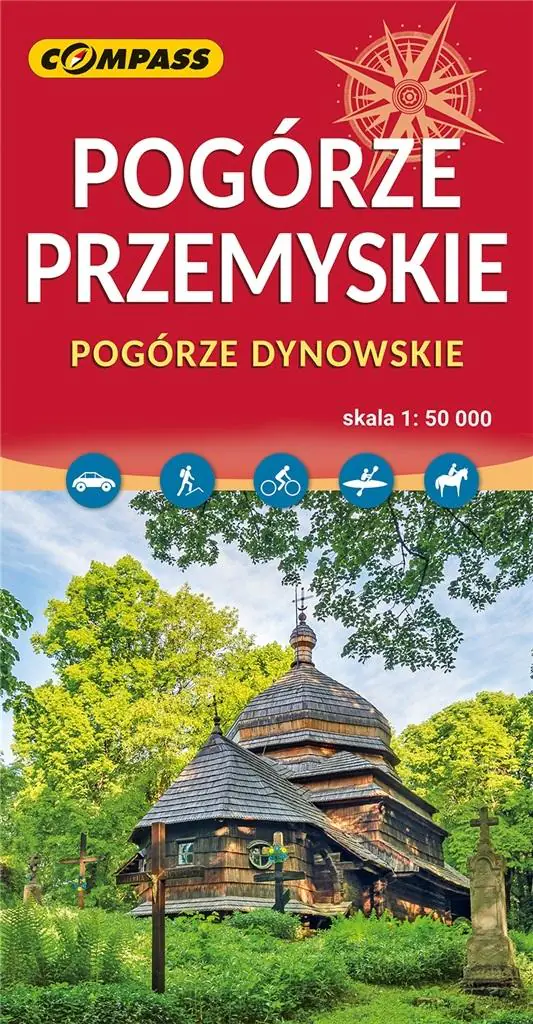 Książka - Mapa turystyczna - Pogórze Przemyskie 1:50 000