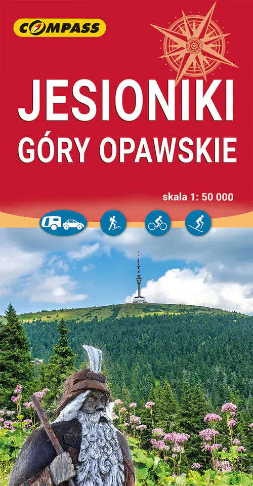 Książka - Jesioniki Góry Opawskie mapa skala 1 : 50 000