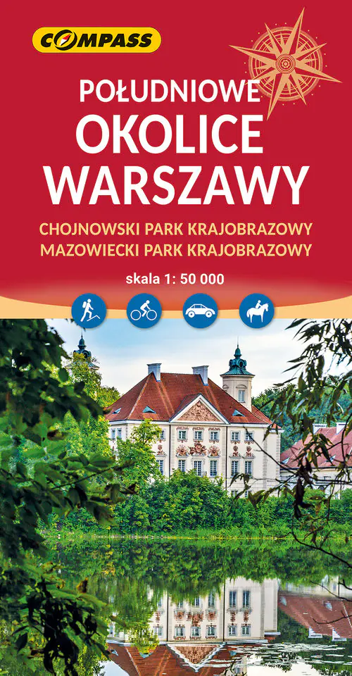 Książka - Południowe okolice Warszawy mapa skala 1 : 50 000