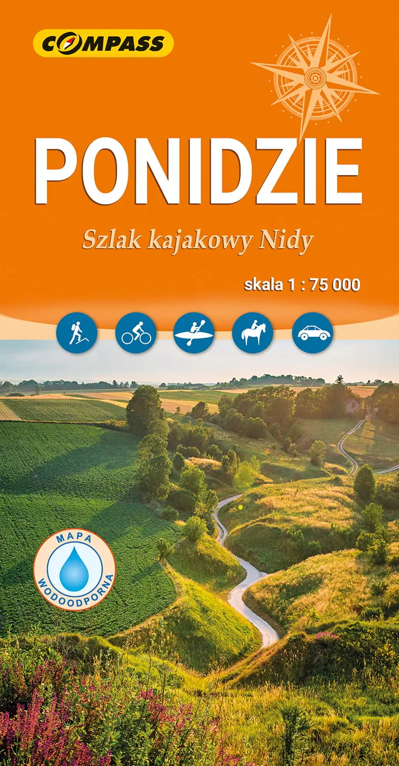 Książka - Ponidzie. Szlak kajakowy. 1:75 000