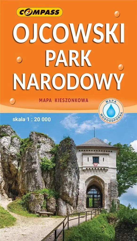 Książka - Ojcowski Park Narodowy mapa kieszonkowa skala 1 : 20 000