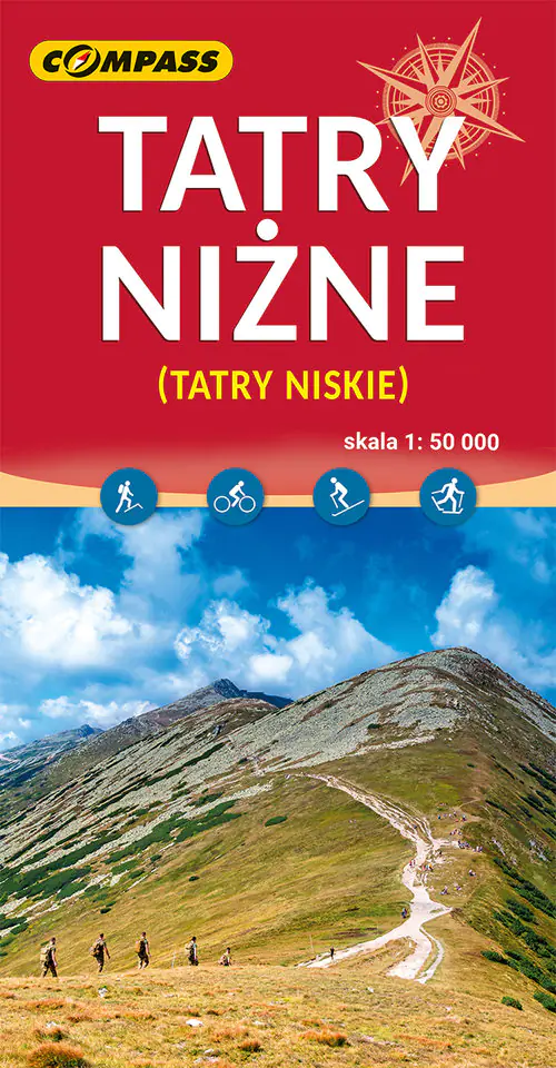 Książka - Tatry Niżne. Mapa turystyczna. 1:50 000
