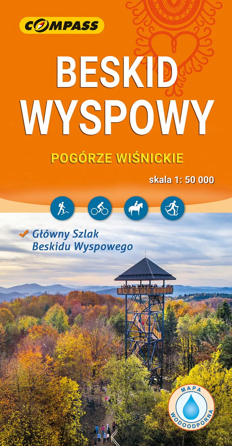 Książka - Beskid Wyspowy 1:50 000