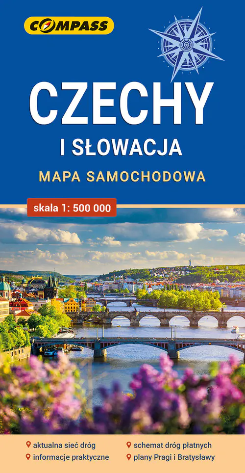 Książka - Mapa - Czechy i Słowacja 1:500 000