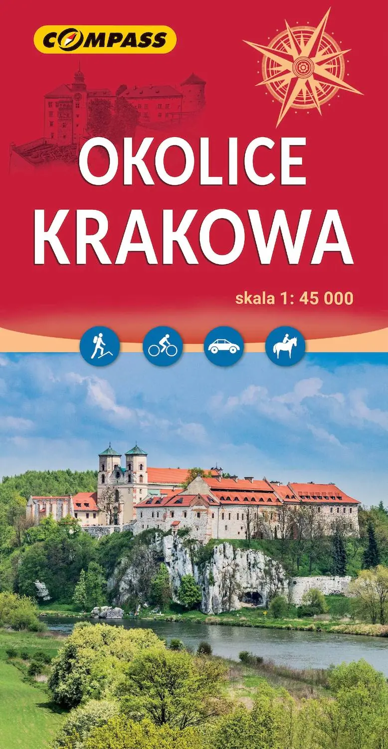 Książka - Mapa - Okolice Krakowa 1:45 000