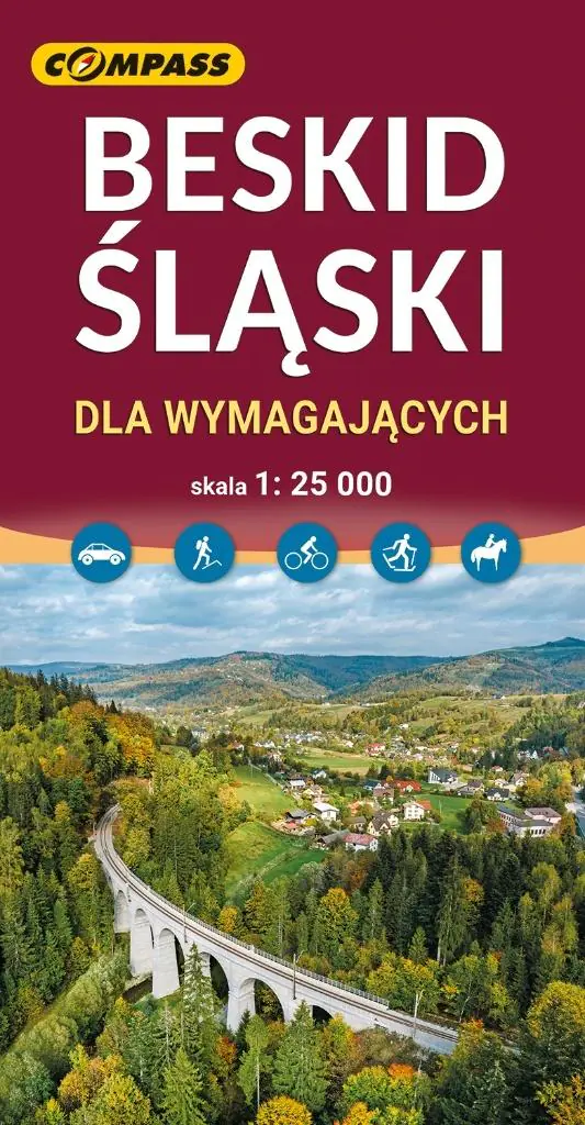 Książka - Beskid Śląski dla wymagających mapa skala 1 : 25 000