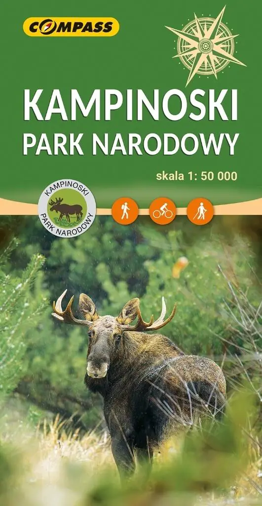 Książka - Kampinoski Park Narodowy mapa skala 1 : 50 000