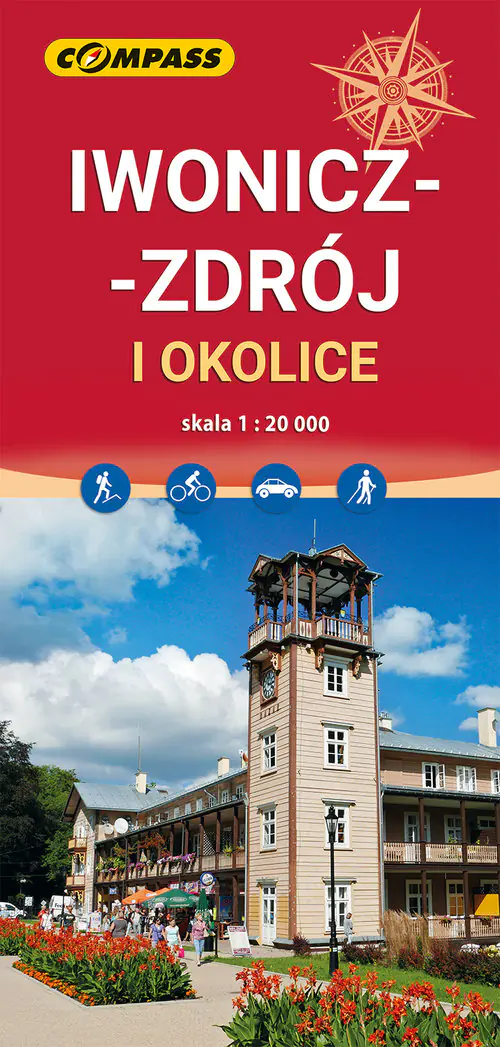 Książka - Iwonicz-Zdrój, Rymanów-Zdrój i okolice. Mapa turystyczna w skali 1:20 000