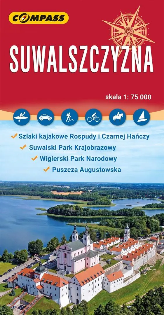 Książka - Mapa turystyczna - Suwalszczyzna