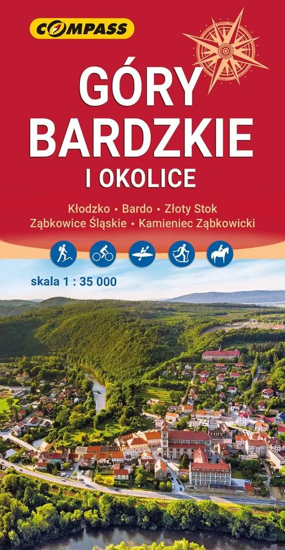 Książka - Mapa turystyczna - Góry Bardzkie i okolice