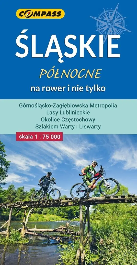 Książka - Mapa turystyczna - Śląskie północne na rower...
