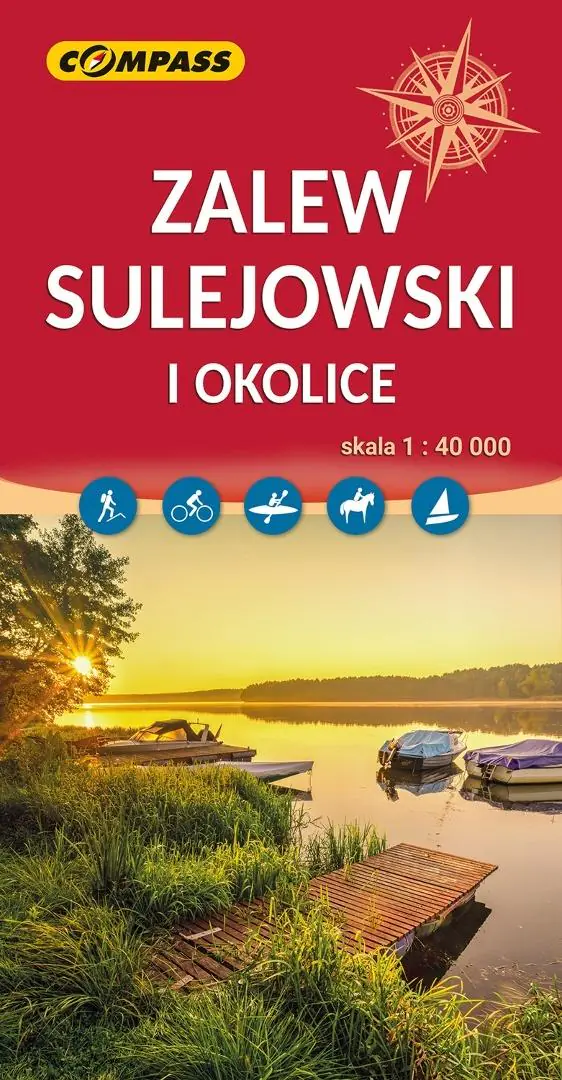 Książka - Zalew Sulejowski i okolice. Mapa turystyczna w skali 1:40 000