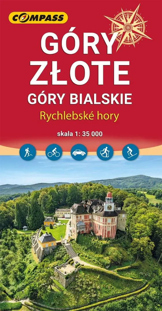Książka - Góry Złote. Mapa turystyczna w skali 1:35 000