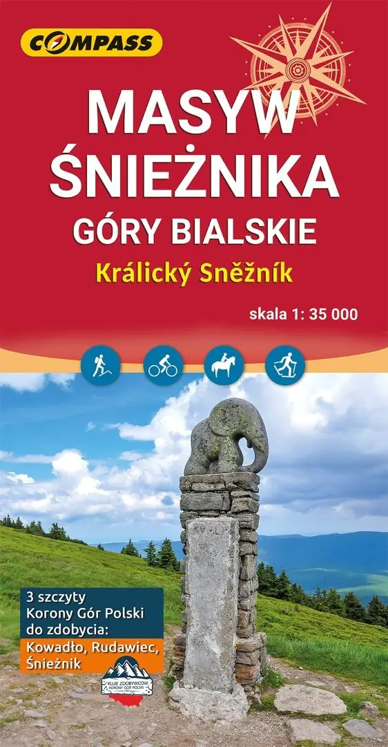 Książka - Mapa turystyczna - Masyw Śnieżnika