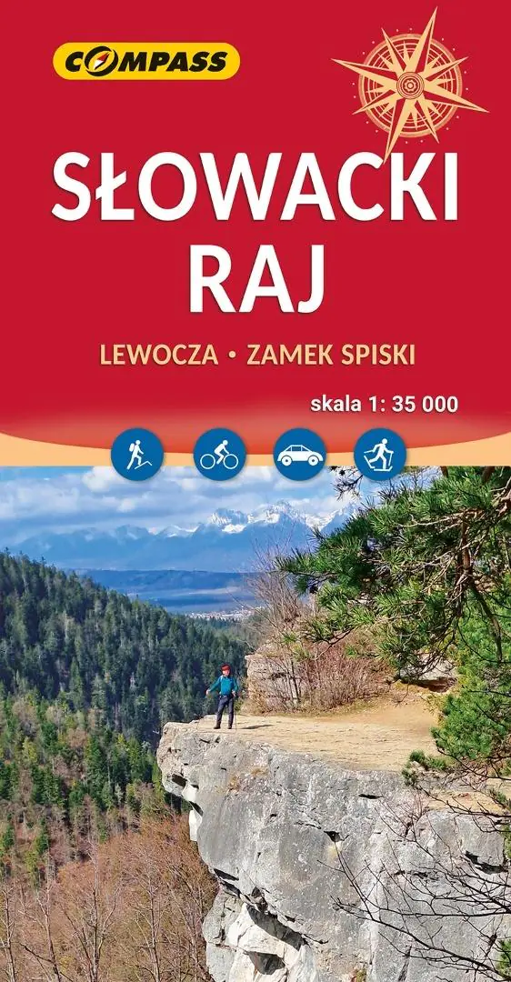 Książka - Mapa turystyczna - Słowacki Raj 1:35 000