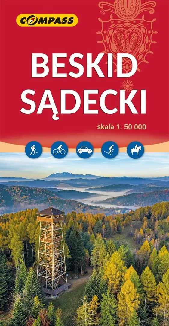 Książka - Mapa - Beskid Sądecki 1:50 000