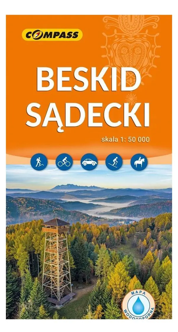 Książka - Mapa - Beskid Sądecki 1:50 000