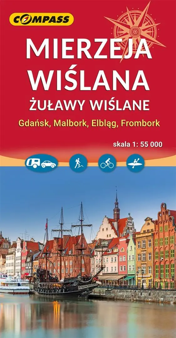 Książka - Mapa - Mierzeja Wiślana 1:55 000