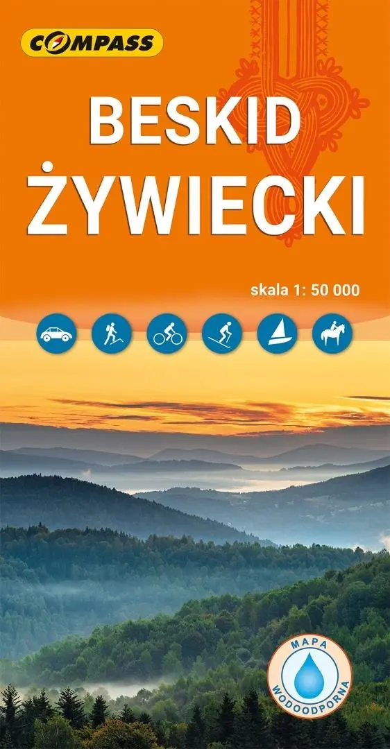 Książka - Mapa turystyczna - Beskid Żywiecki 1:50 000