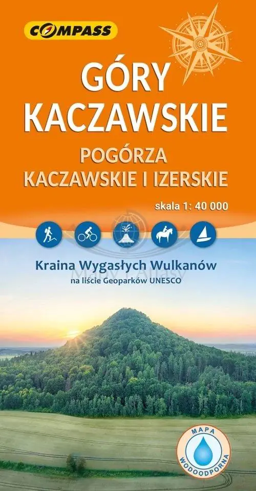 Książka - Mapa turystyczna Góry Kaczawskie 1:40 000