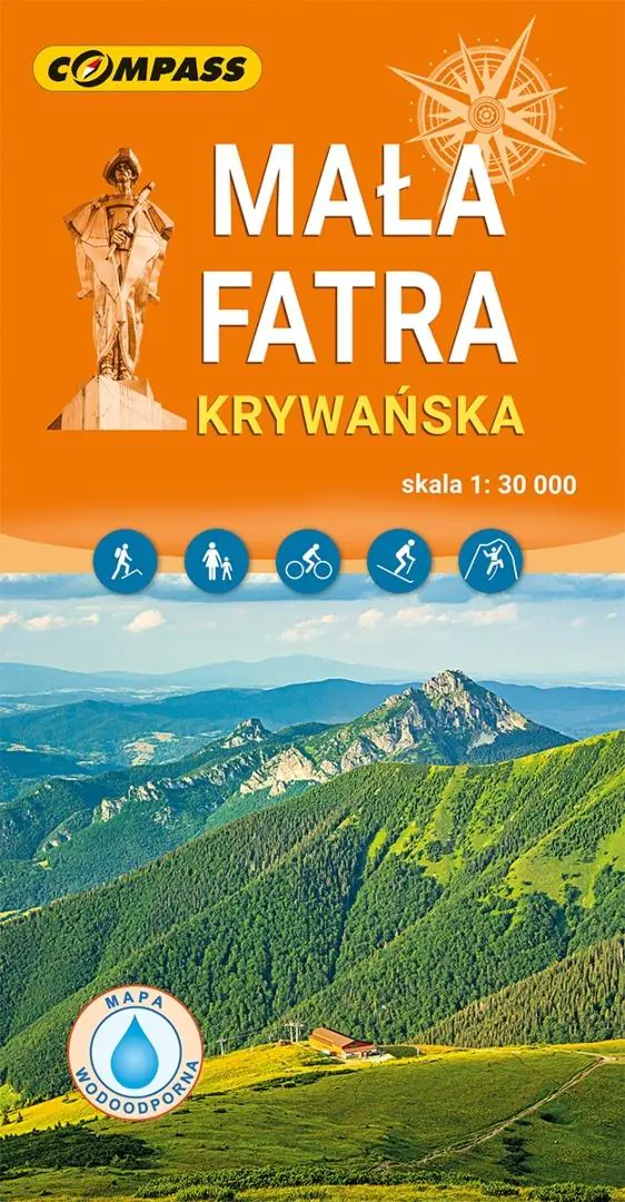 Książka - Mapa turystyczna - Mała Fatra Krywańska 1:30 000