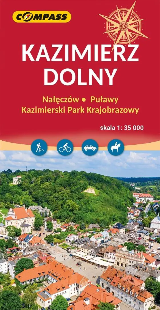 Książka - Kazimierz Dolny. Mapa turystyczna w skali 1: 35 000
