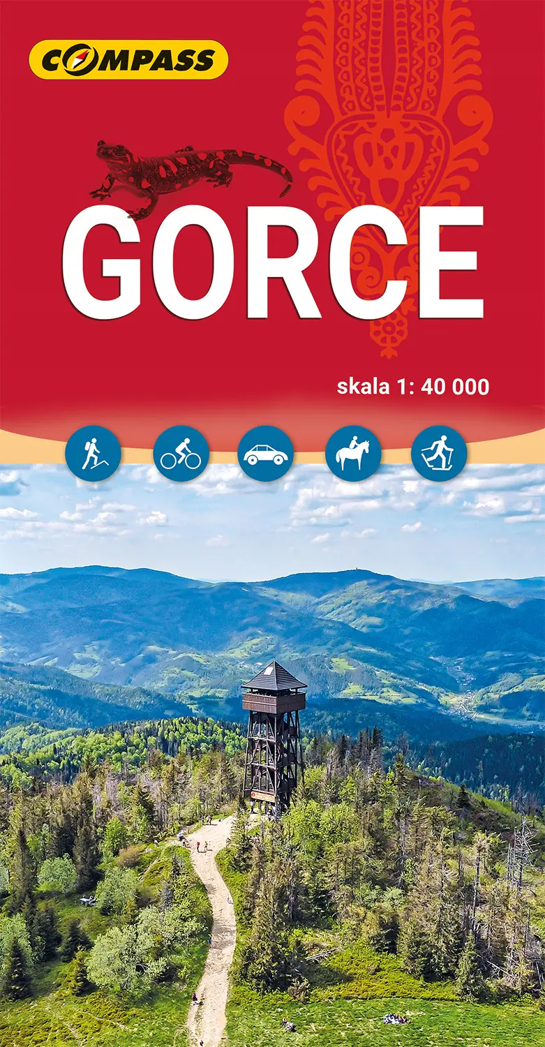 Książka - Gorce. Mapa turystyczna w skali 1: 40 000