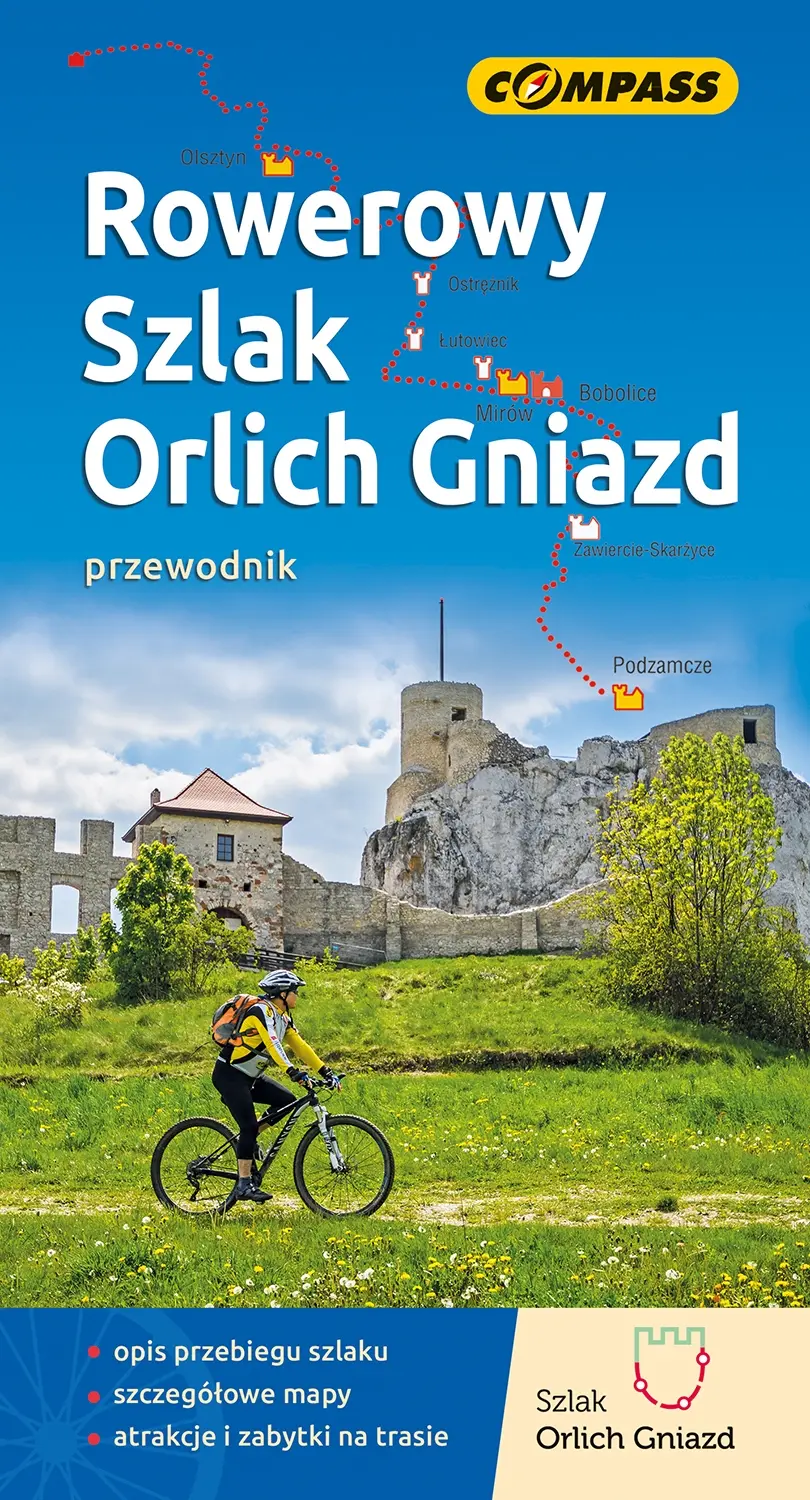 Książka - Rowerowy szlak Orlich Gniazd - przewodnik