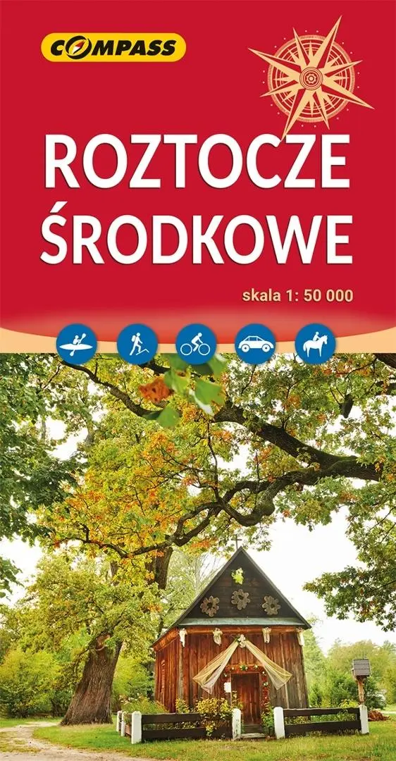 Książka - Mapa turystyczna - Roztocze Środkowe 1:50 000