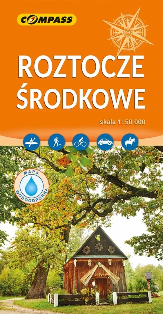 Książka - Mapa turystyczna - Roztocze Środkowe 1:50 000
