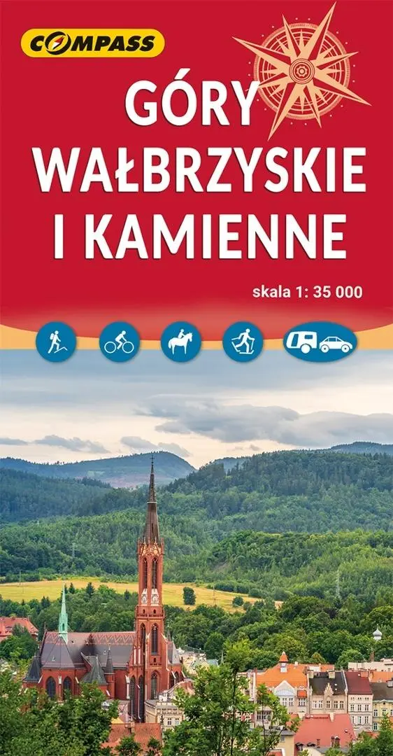 Książka - Mapa - Góry Wałbrzyskie i Kamienne 1:35 000 w.5