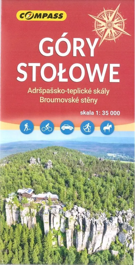 Książka - Mapa turystyczna - Góry Stołowe 1:35 000 w.7