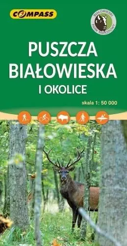 Książka - Mapa Puszcza Białowieska i okolice 1:50 000 w.11