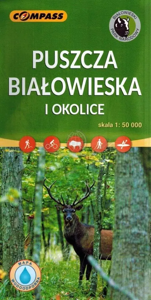 Książka - Mapa tur. - Puszcza Białowieska i okolice 1:50 000